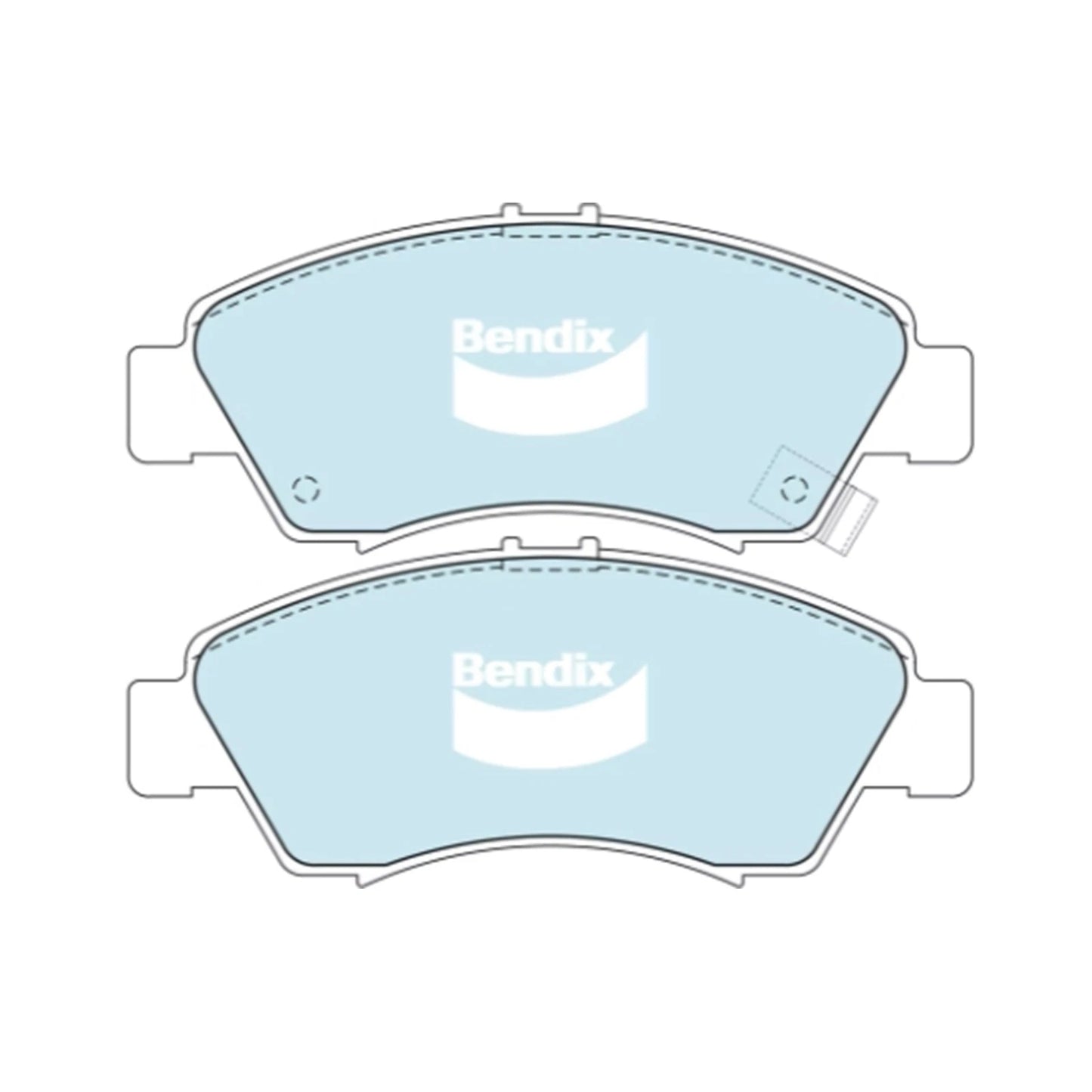 GCT Front Disc Brake Pad Set for Honda Jazz GD (2002 - 2008)