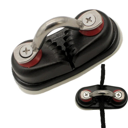 Canoe Cam Cleats for Sailing Boats, Nylon Plastic Base, Marine Use