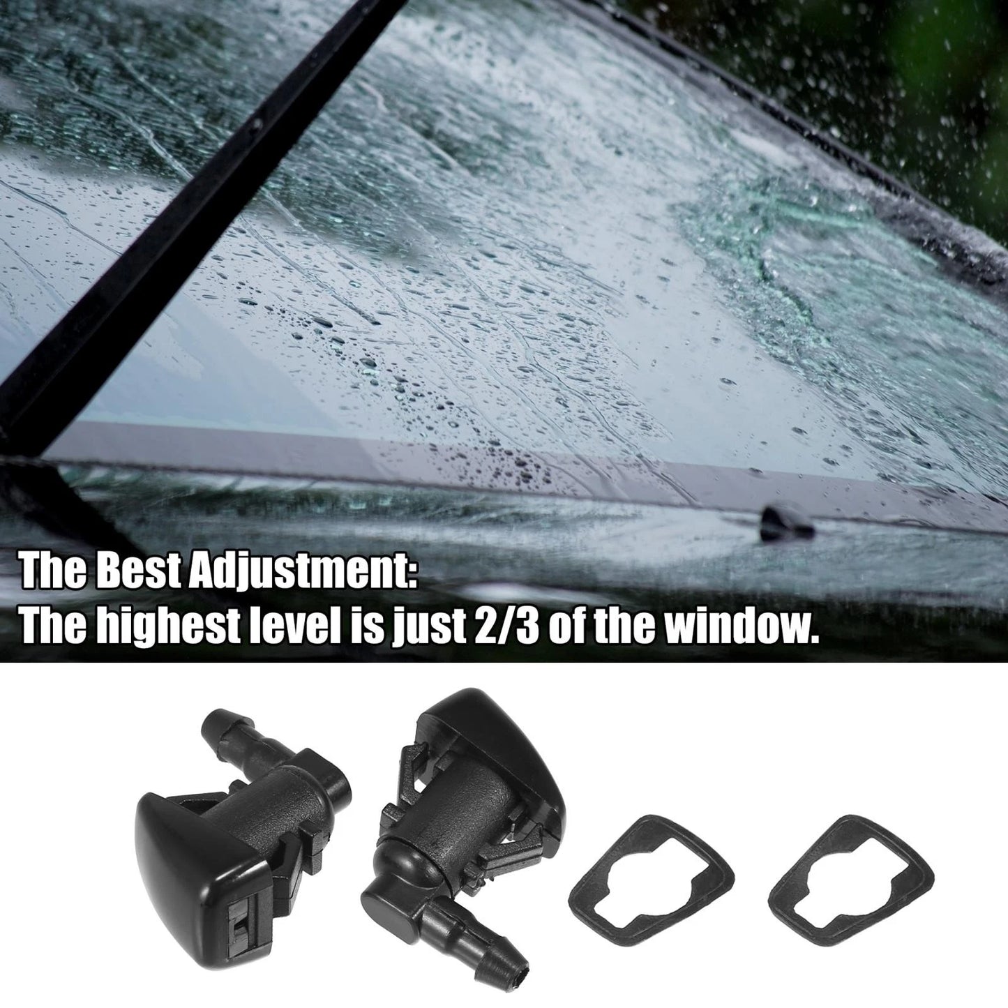 5 x Front Windshield Washer Nozzles for Jeep Grand 2005-2016