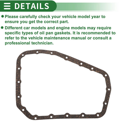 Oil Pan Gasket for Toyota Vitz (2005-2010) - 1 x Quality Replacement Part
