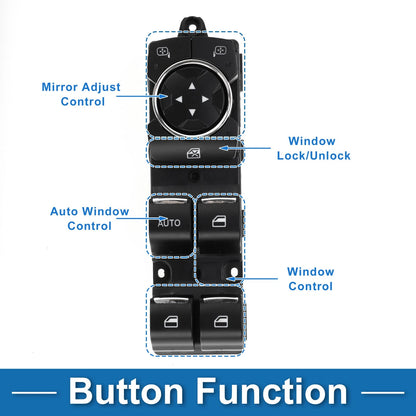 Passenger Side Power Window Switch for Ford Escort (1997-2002)