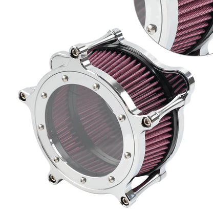 Air Cleaner Intake Filter for Harley Softail Touring Trike 2018-2023 Chrome Red