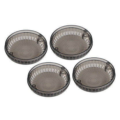 4x Smoke Turn Signal Lens Cover for Yamaha Road Star/V Star 1100/Vmax 1200 (2000-2017)