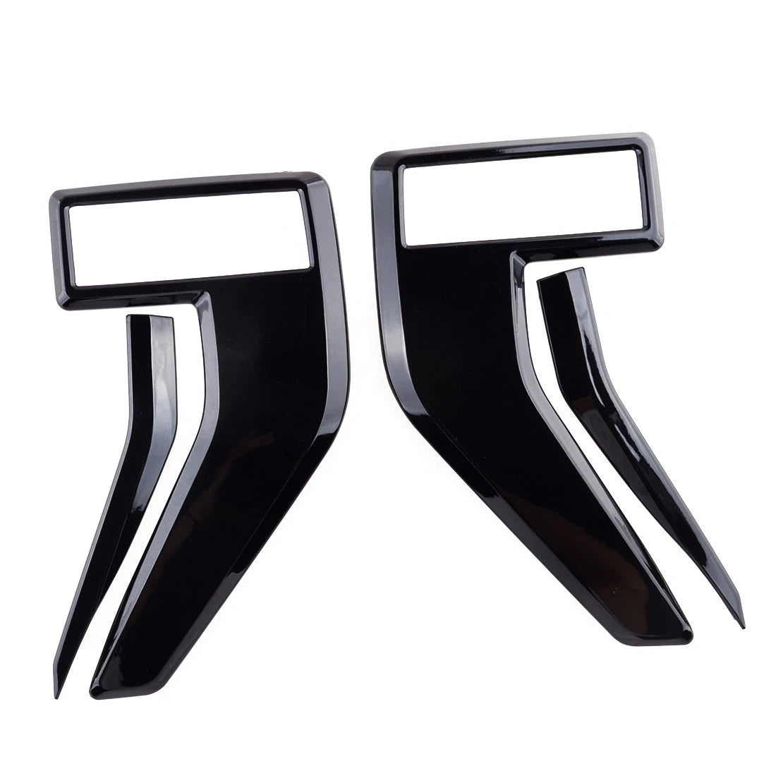 Black Side Fender Air Vent Cover Trim for Ford F150 2021-2022