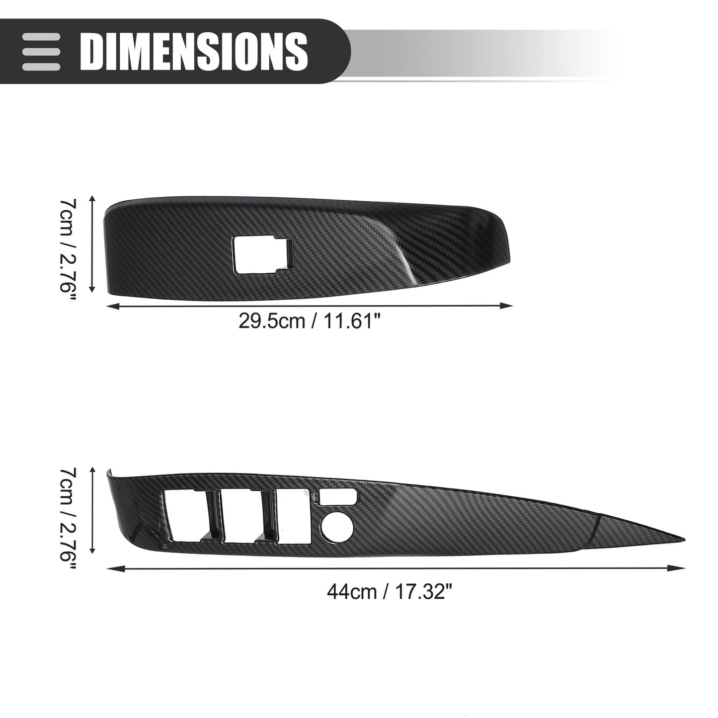 Window Switch Panel Cover Trim for Toyota Camry (2018-2023)