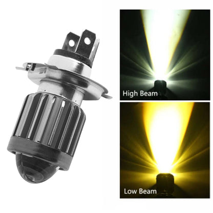 Bulbs / 9-32V H4 / Moto LED Headlight Dual Color Hi/Lo 12W for Motorcycle