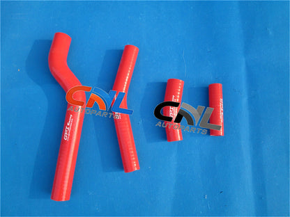 RED silicone radiator hose for YAMAHA YZ450F (2003-2009)