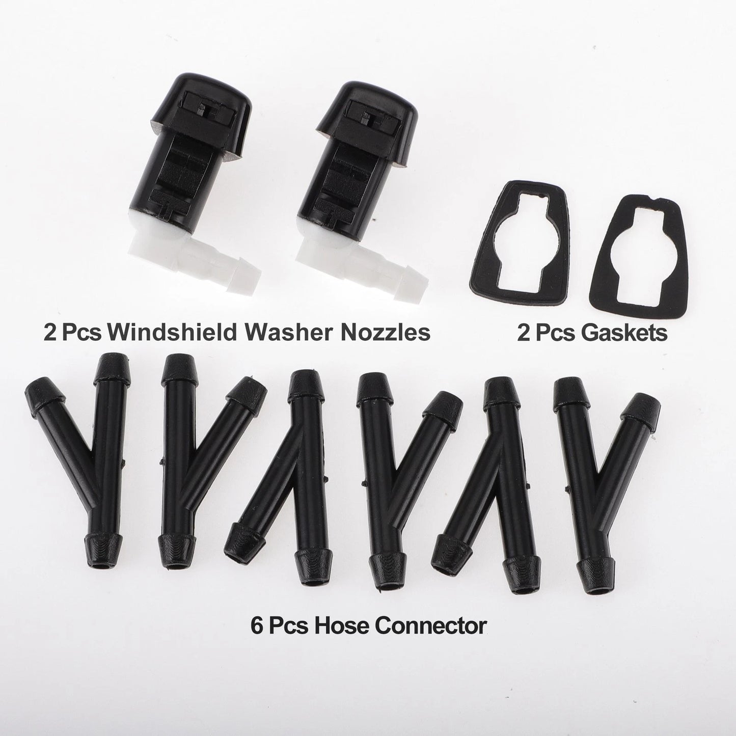 6 x Washer Nozzle & Hose Connector for Toyota