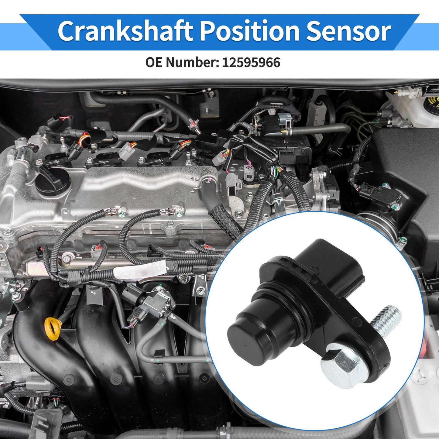 Crankshaft Position Sensor OEM for Chevrolet Silverado 1500 WT (2007-2013)