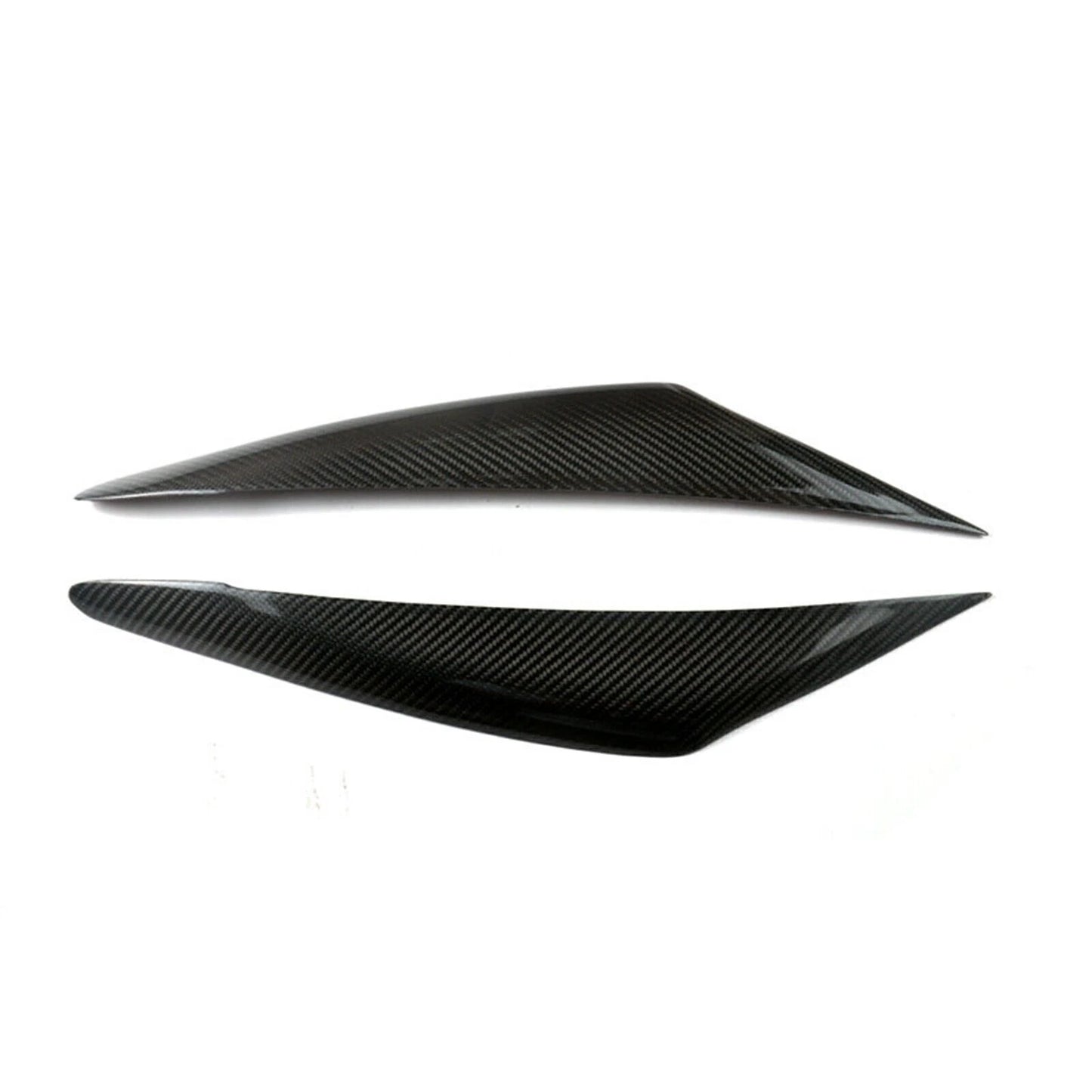 2 x Carbon Fiber Headlight Eyelid Covers for Mazda 3 AXELA (2017-2019)