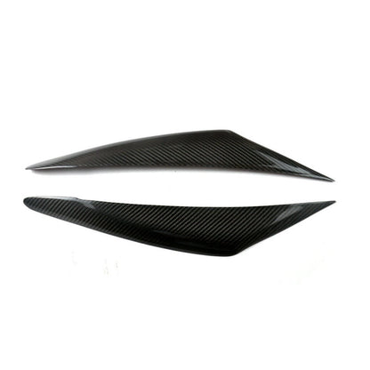 2 x Carbon Fiber Headlight Eyelid Covers for Mazda 3 AXELA (2017-2019)