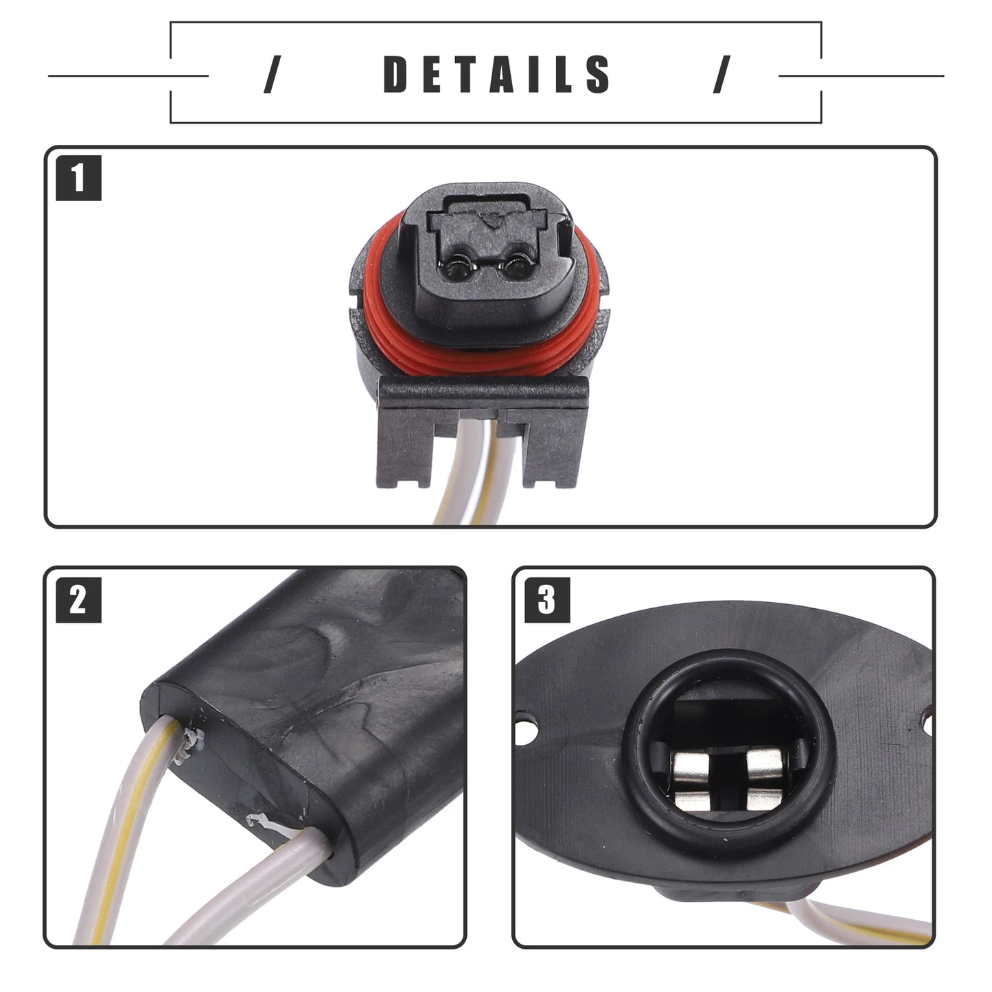 Wire Harnesses for Dodge 1500 Plastic Black  (1994-2001)