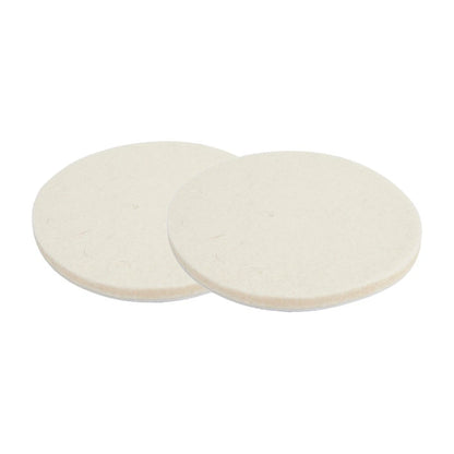 2 x Soft Wool Felt Cleaning Pad for Car Detailing Furniture and More