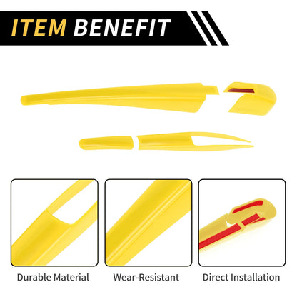 Rear Window Wiper Arm Blades Covers for Jeep Wrangler JL JLU (2018-2024)