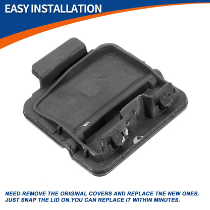 Rear Tow Hook Cover for BMW 525i 530i 545i (2001-2007) - Dark Gray