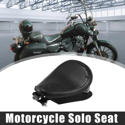 3" Spring Solo Bracket Seat for Harley-Davidson Sportster Dyna Custom