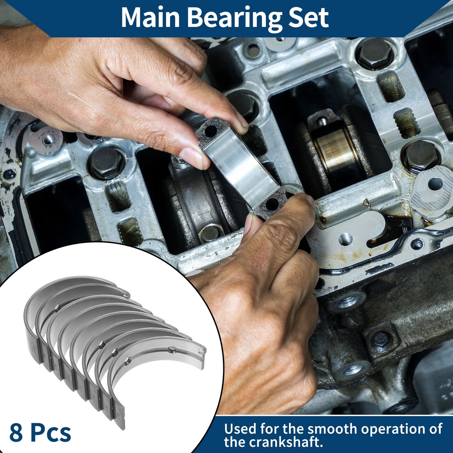 Main Bearing Set for Mercedes-Benz C230 (2006-2009)