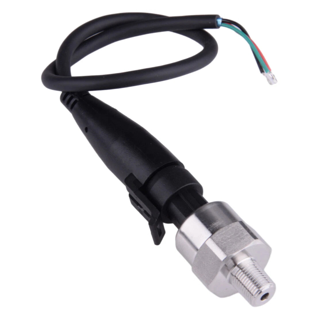 150PSI Pressure Transducer Sensor for Oil Fuel Air Water - Stainless Steel