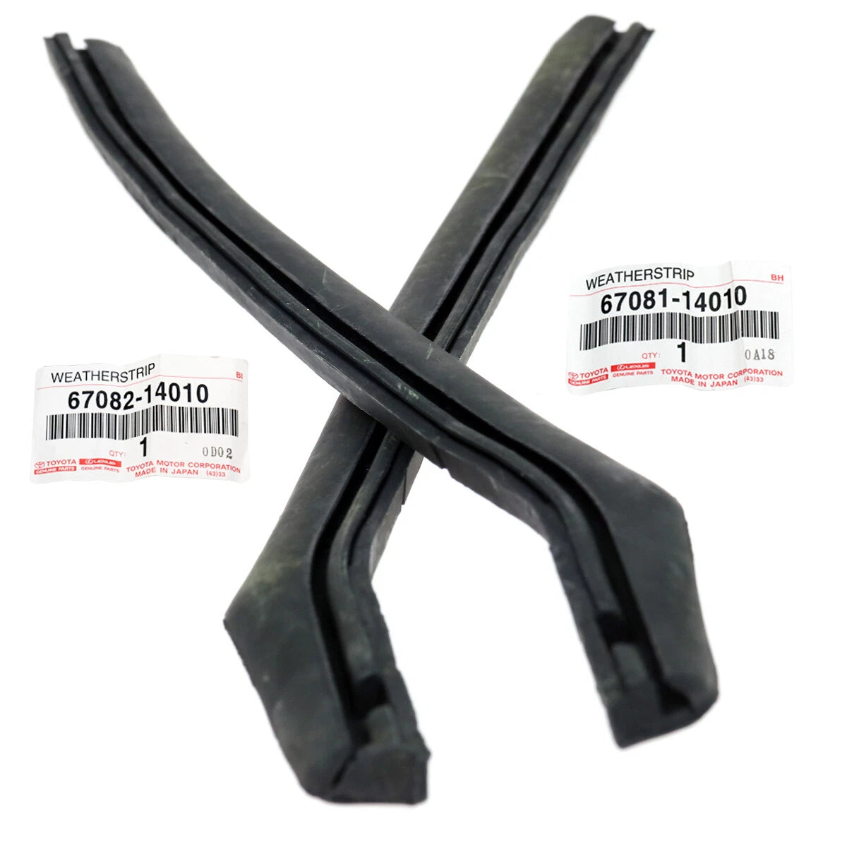 Door Outer Quarter Seal L/R for Toyota Celica TA22 RA21 RA23 RA28 1971-1977