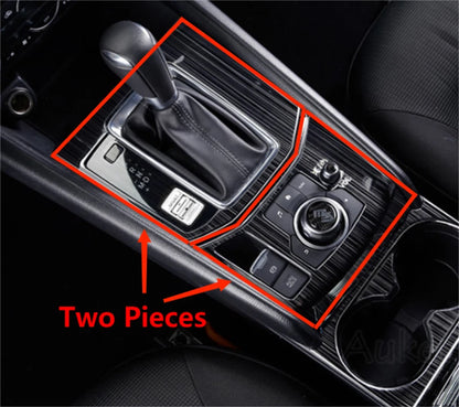 Gear Box Handbrake Console Cover Trim for 2017-2021 Mazda CX-5 CX5 Black