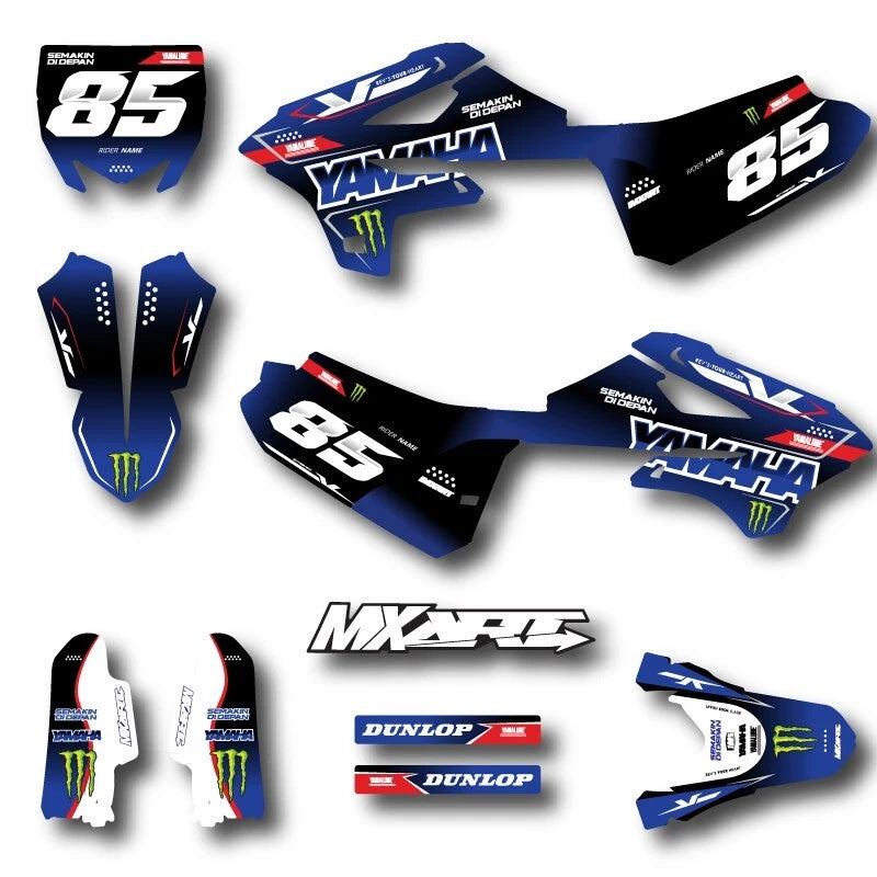 Fury Style Stickers Kit for YAMAHA YZ 85 (2022-2025)