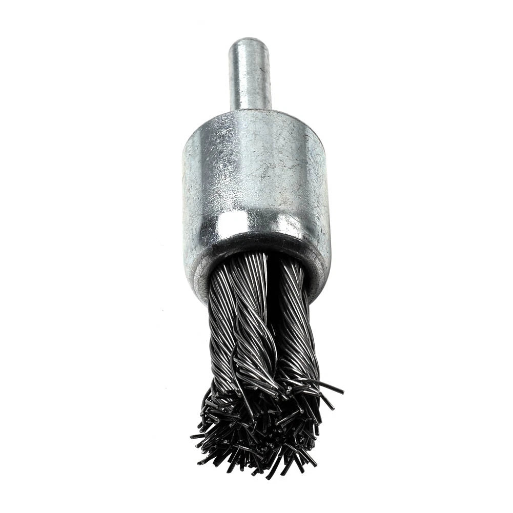 20mm Rotary Drill Wire Brush Wheel for Rust Removal - Metal Twisted Knot