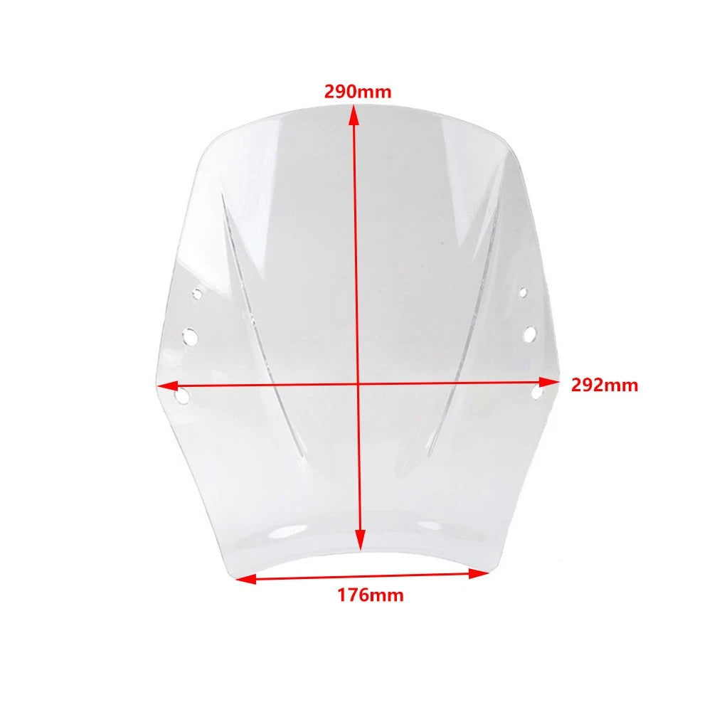 Universal Motorcycle Windshield Deflector for Various Models