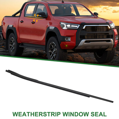 Front Left Weatherstrip Window Seal 1pc for Toyota Hilux (2015–2021)