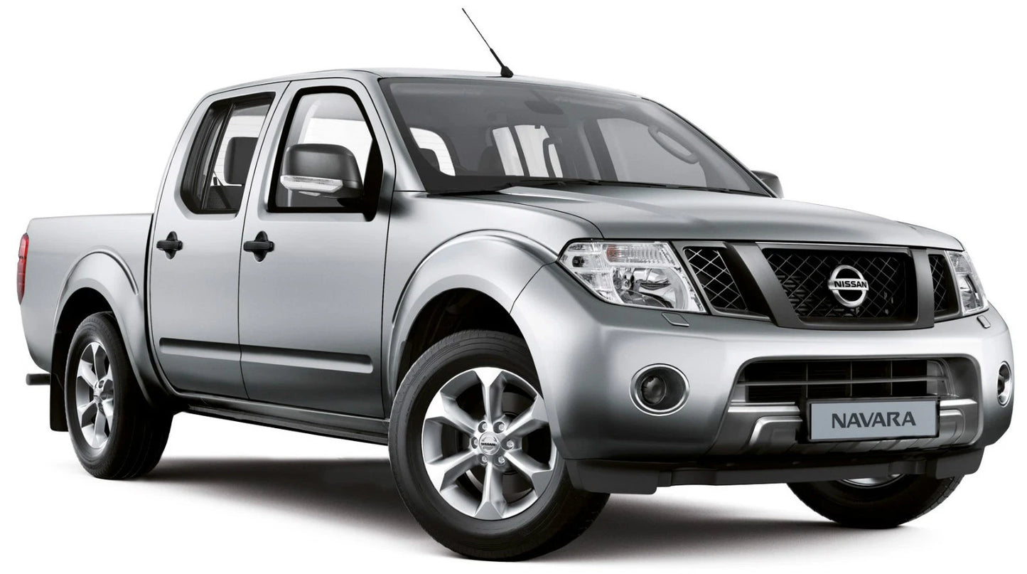 Black Glossy Outer Door Handle Left for Nissan Navara D40 Frontier (2005-2015)