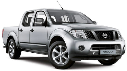 Black Glossy Outer Door Handle Left for Nissan Navara D40 Frontier (2005-2015)