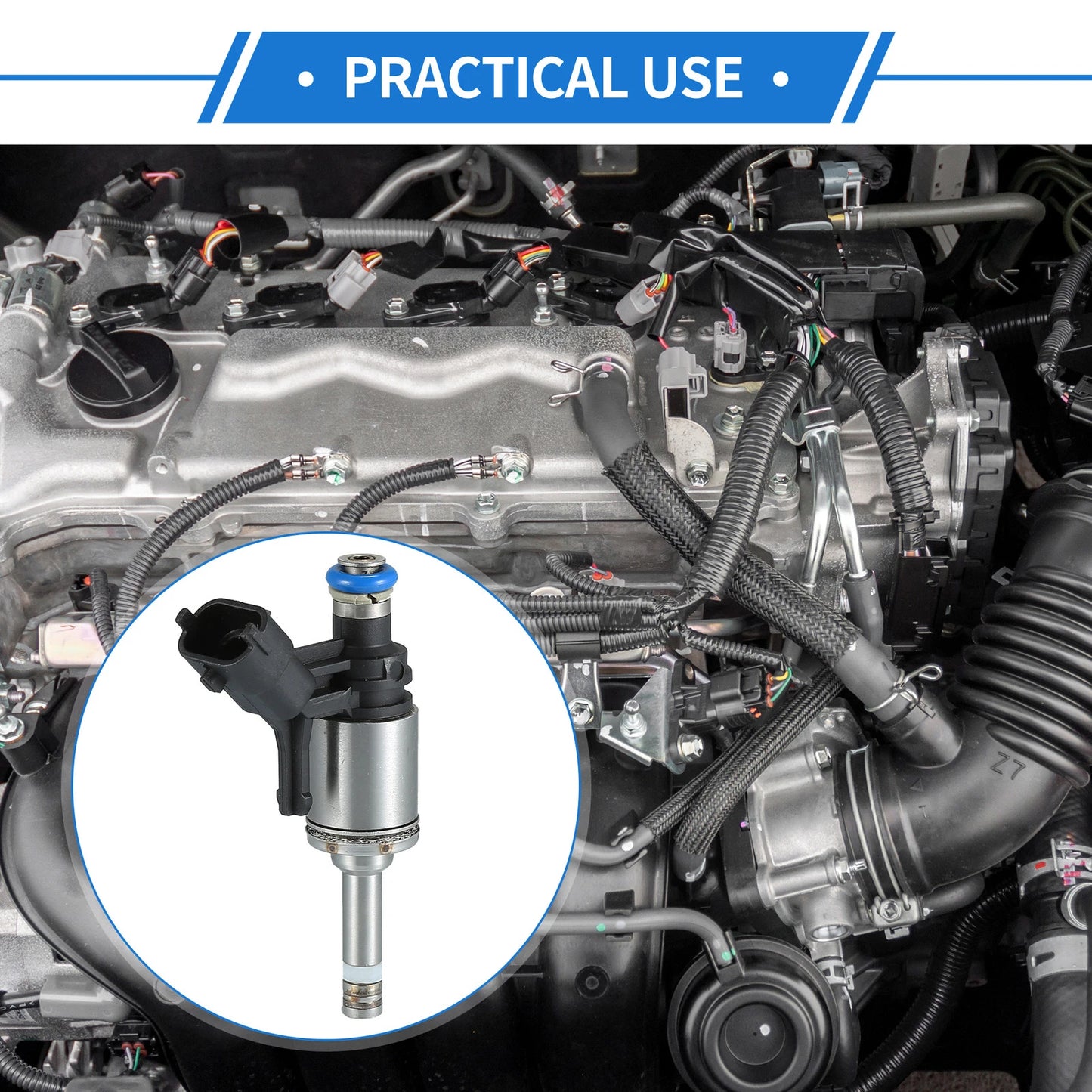Fuel Injector 1 x No.13537591623 for PEUGEOT 508 1.6 THP (2010-2018)