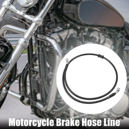 Brake Line / 100cm / Brake Line Oil Hose Pipe with Spring Protection for Motorcycle