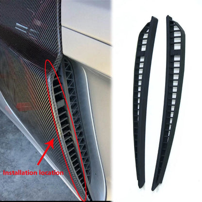 V8 to V10 Style - Side Door Extra Air Vent Panel for Audi Gen1 R8 Coupe V8