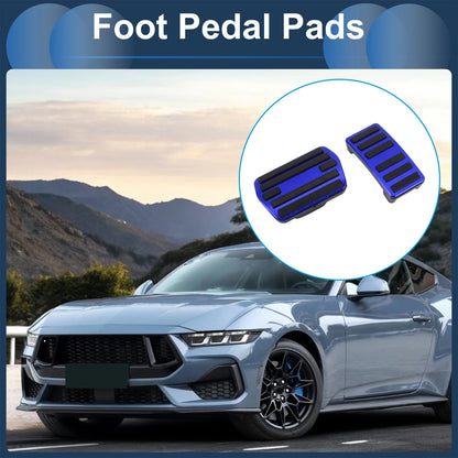 Foot Accelerator Pedal Covers for Ford Mustang Mach-E (2021-2025) Blue