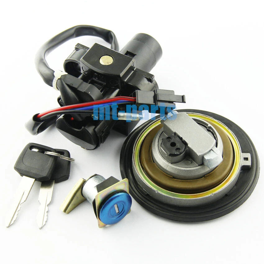 Ignition Key Switch, Fuel Tank Cap, Seat Lock Set for Honda CB600F Hornet (98-02)