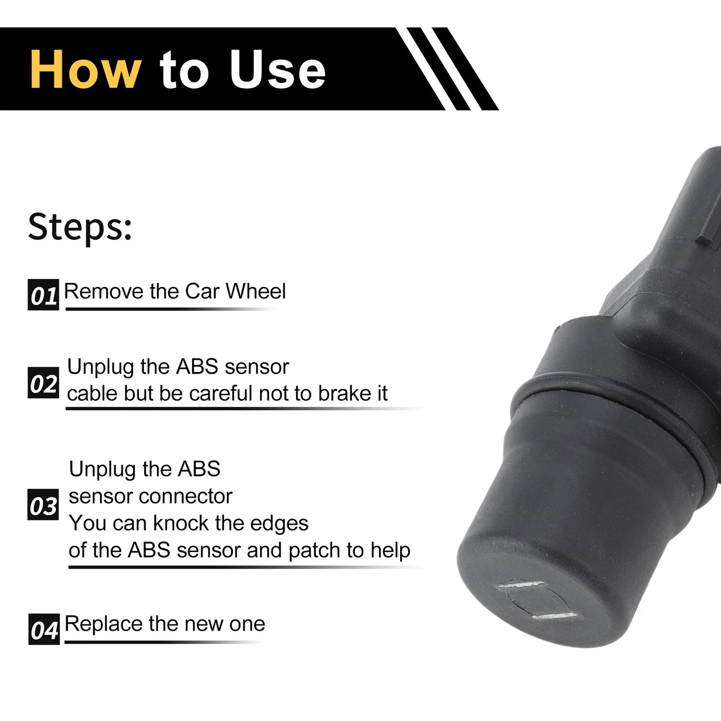 ABS Wheel Speed Sensor for Toyota Tacoma Rear Left (2005-2015)