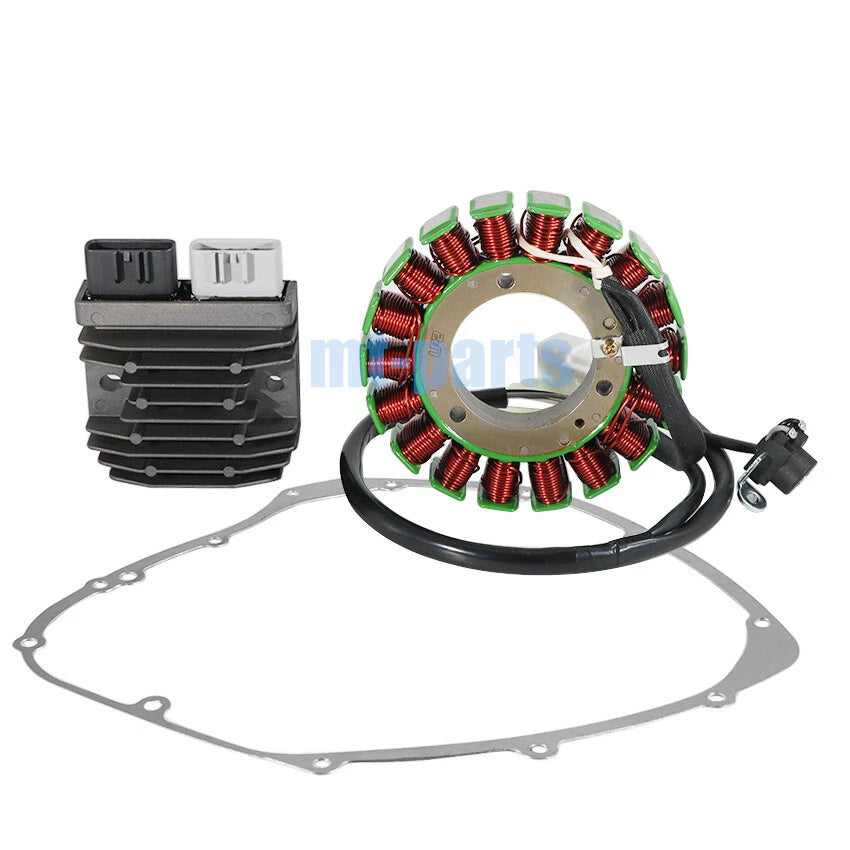 Stator Coil, Regulator Rectifier, Gasket for Yamaha XVS1300A Midnight Star (07-09)