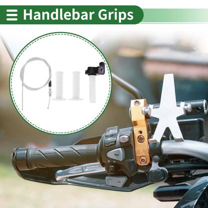 7/8" / 22mm / Hand Grips Rubber White for Make Model