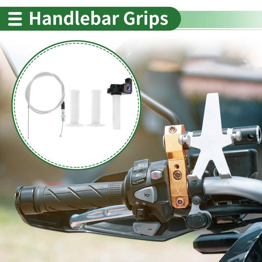 7/8" / 22mm / Hand Grips Rubber White for Make Model