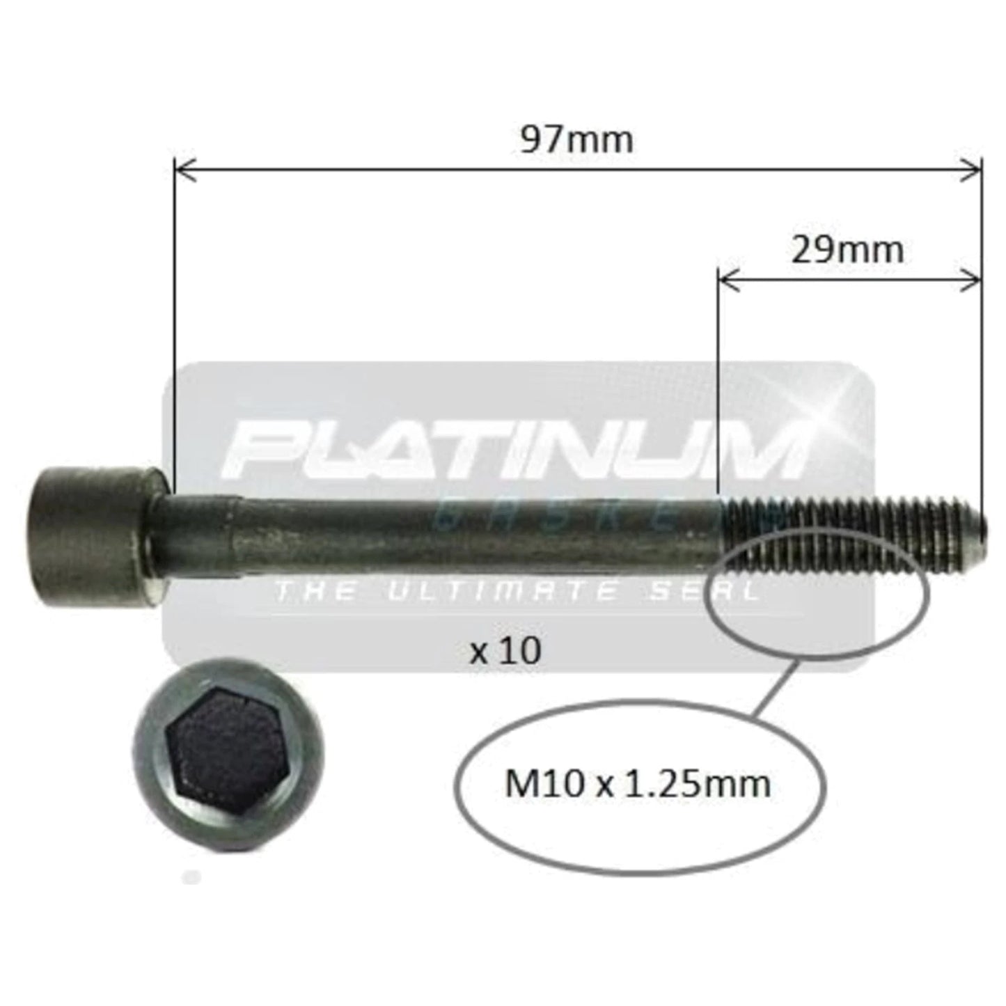 Engine Cylinder Head Bolt Set for Nissan Pulsar N14 N15 4cyl 1.6L GA16DE 1991~00