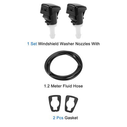 Windshield Washer Nozzle With Fluid Hose for Dodge Grand