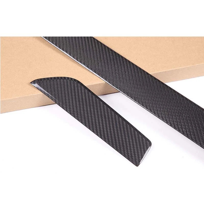 Real Gloss Carbon Fiber Dashboard Panel Cover Trim for Porsche 911 992 2019-2023