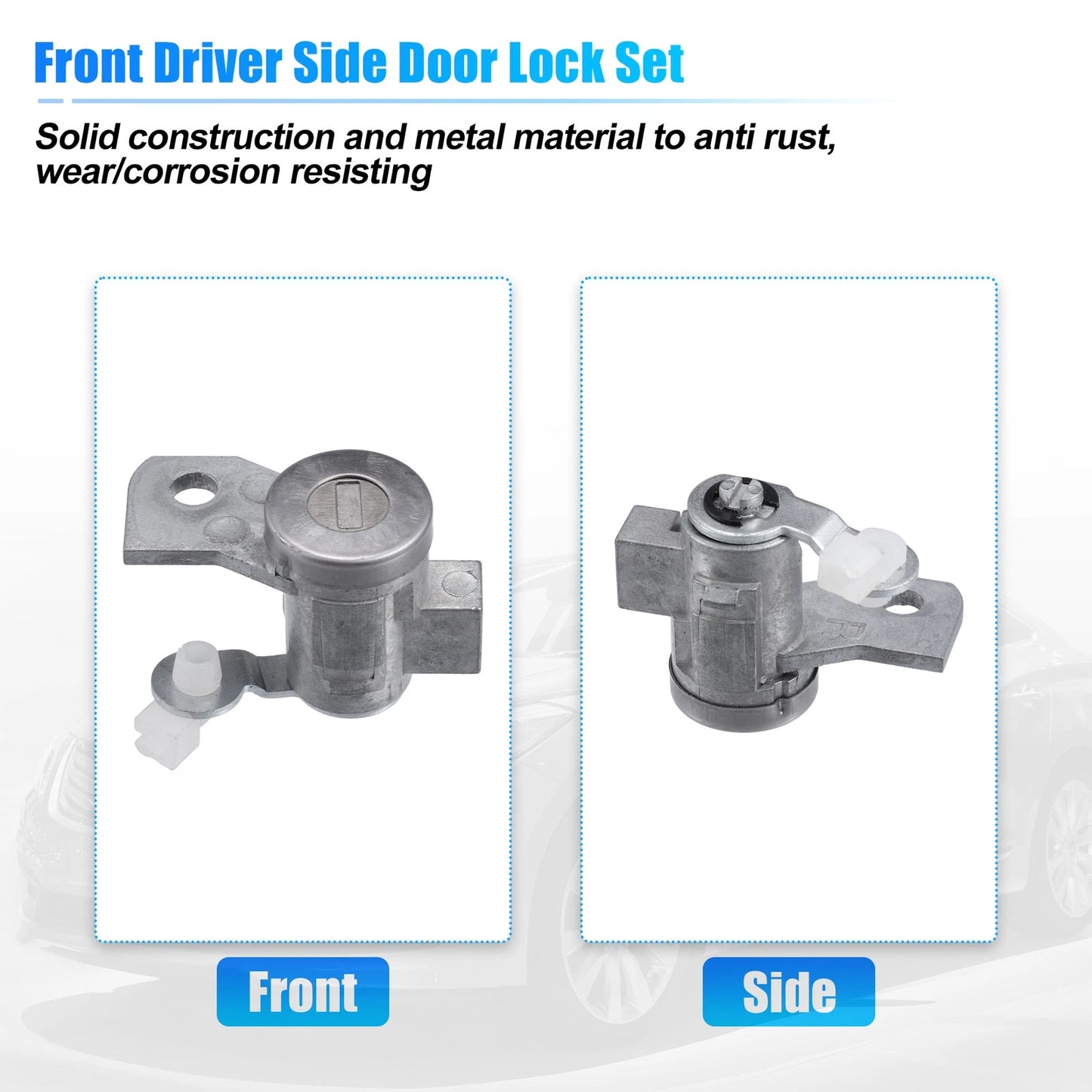 Set Door Lock Cylinder w Keys for Chevy Colorado / GMC Canyon (2006-2012)