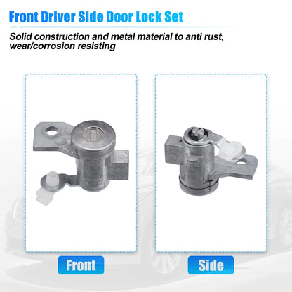 Set Door Lock Cylinder w Keys for Chevy Colorado / GMC Canyon (2006-2012)