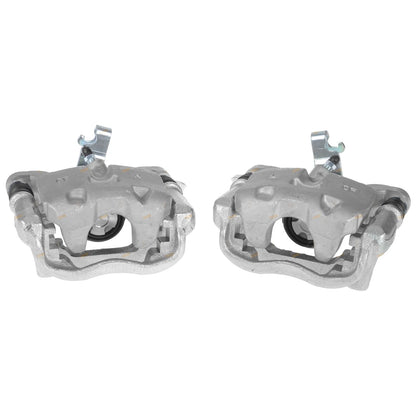 LH + RH Rear Disc Brake Calipers + Pads for Mazda 3 BM BN (2014 - 2019)