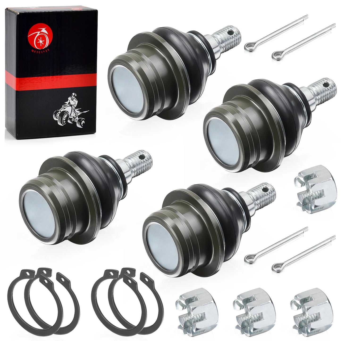 4x Ball Joints for Suzuki KingQuad 450/500/700/750 2005-2023