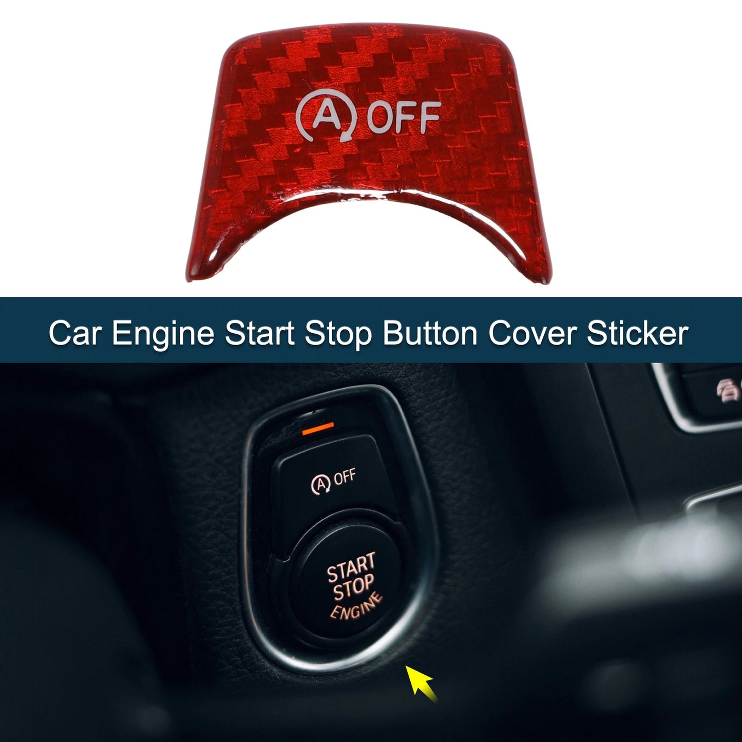 Engine Start Stop Button Cover for BMW 3 4 Series G20 F30 F31 F32 (2019-2023)