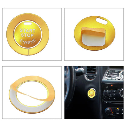Engine Push Start Stop Button Cover Stickers for Infiniti Q50 Q60 QX60