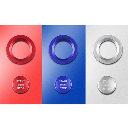 Aluminum Engine Start Buttons Cover Trim For Land Rover Discovery Sport Evoque