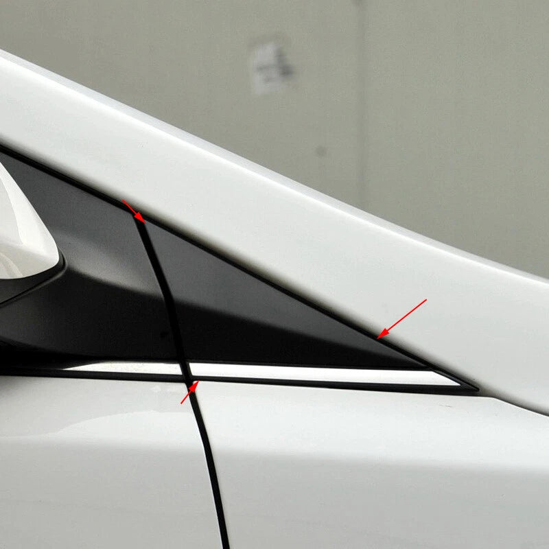 Right Fender Corner Trim Molding with Silver Strip for Hyundai Elantra (14-16)